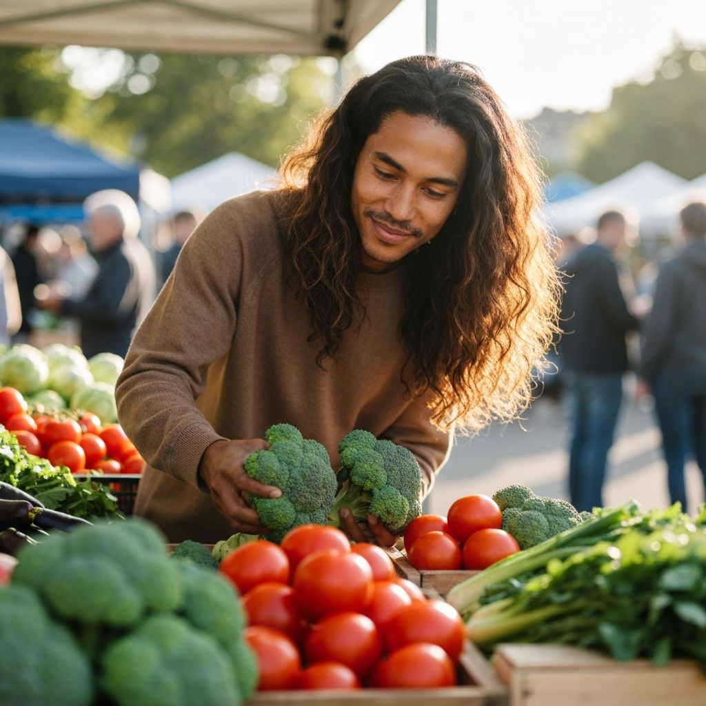 Menschen die bewusster essen möchten